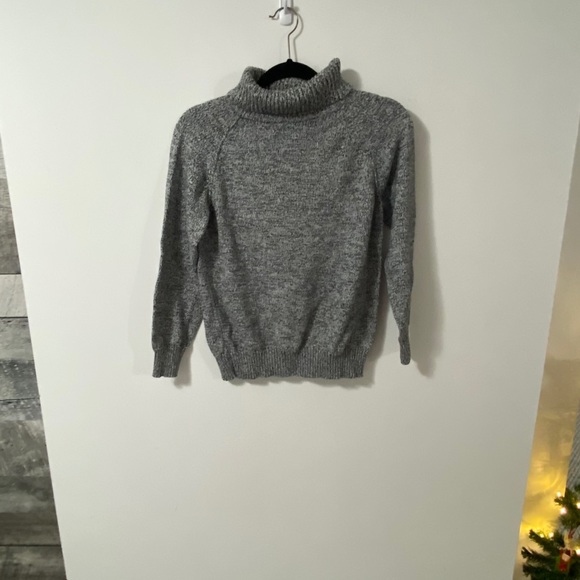 Karen Scott Black and White Knit Turtleneck - Picture 4 of 6